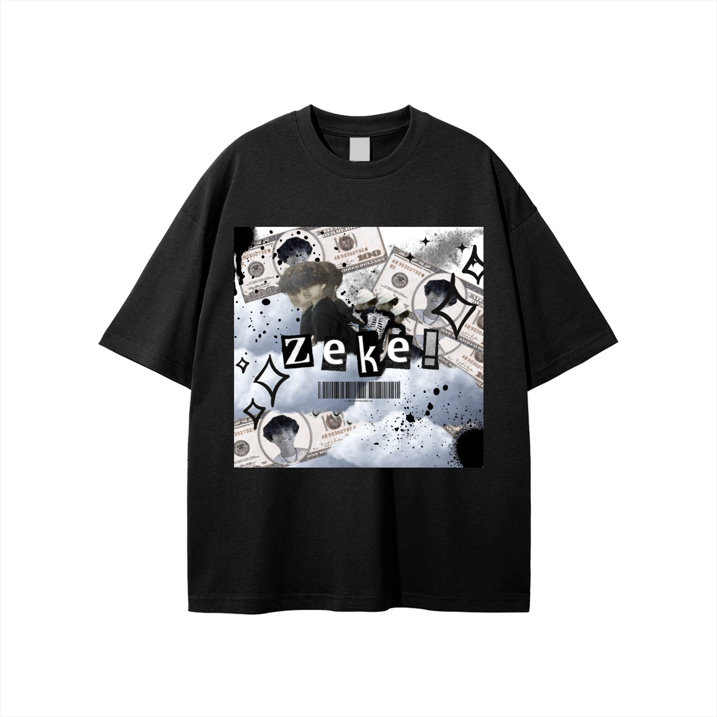 ZEKE! - T-SHIRT (BLACK)