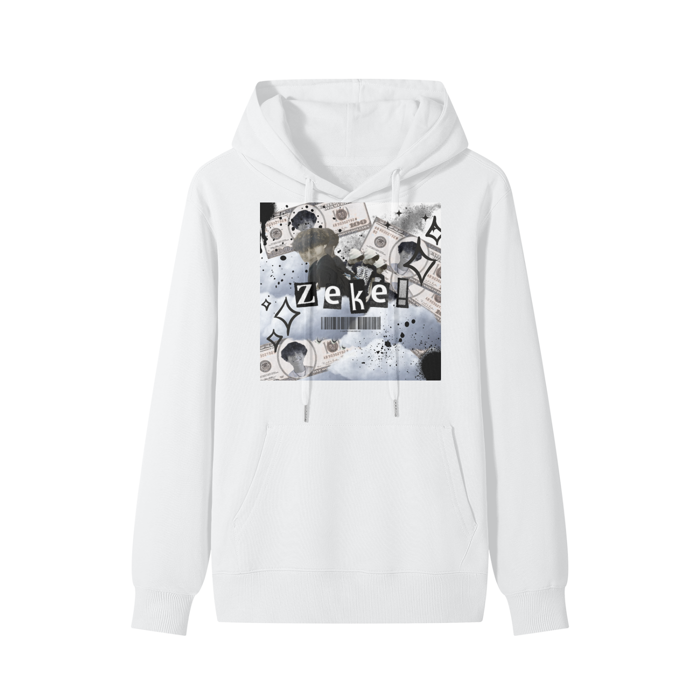 ZEKE! - HOODIE (WHITE)
