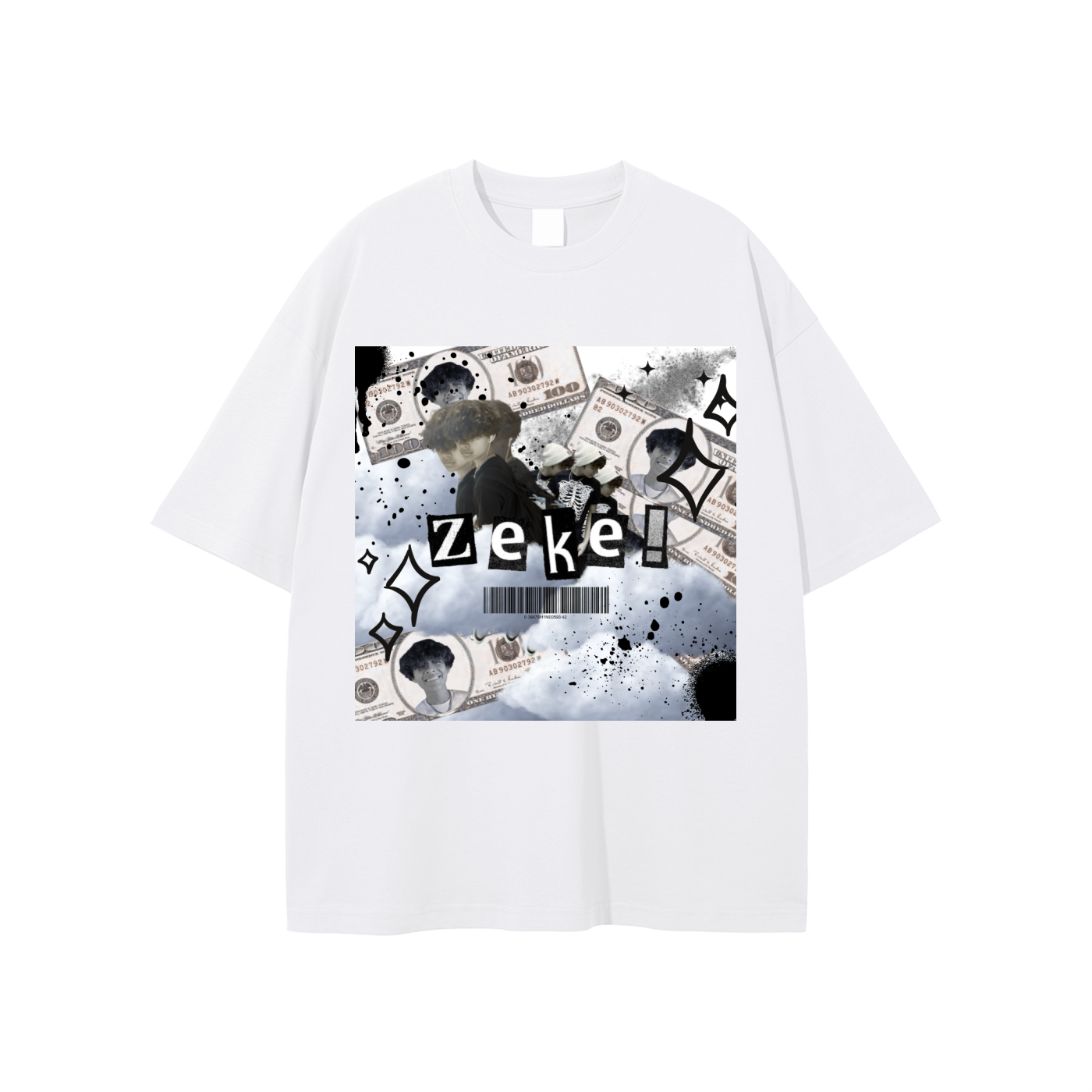 ZEKE! - T-SHIRT (WHITE)