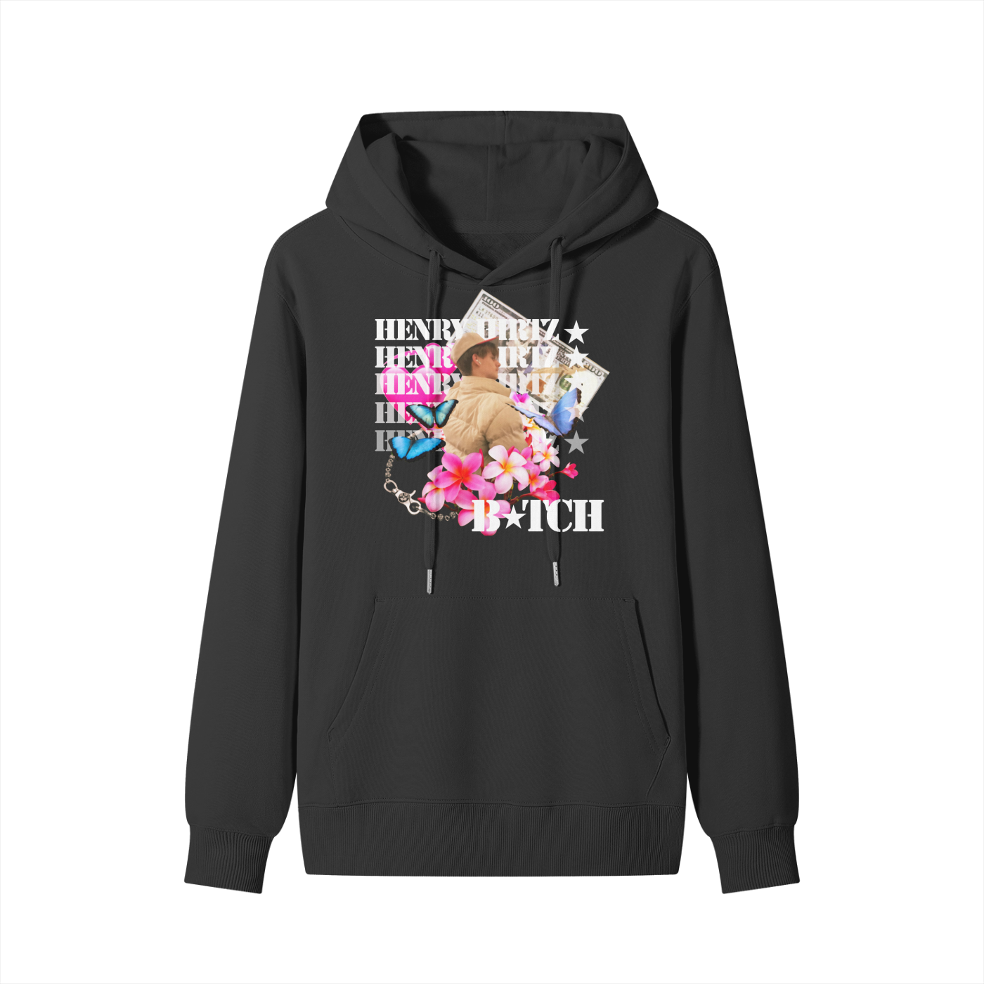 HENRY HIRTZ B*TCH - HOODIE (BLACK)