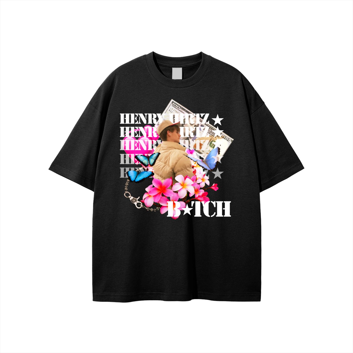 HENRY HIRTZ B*TCH - T-SHIRT (BLACK)